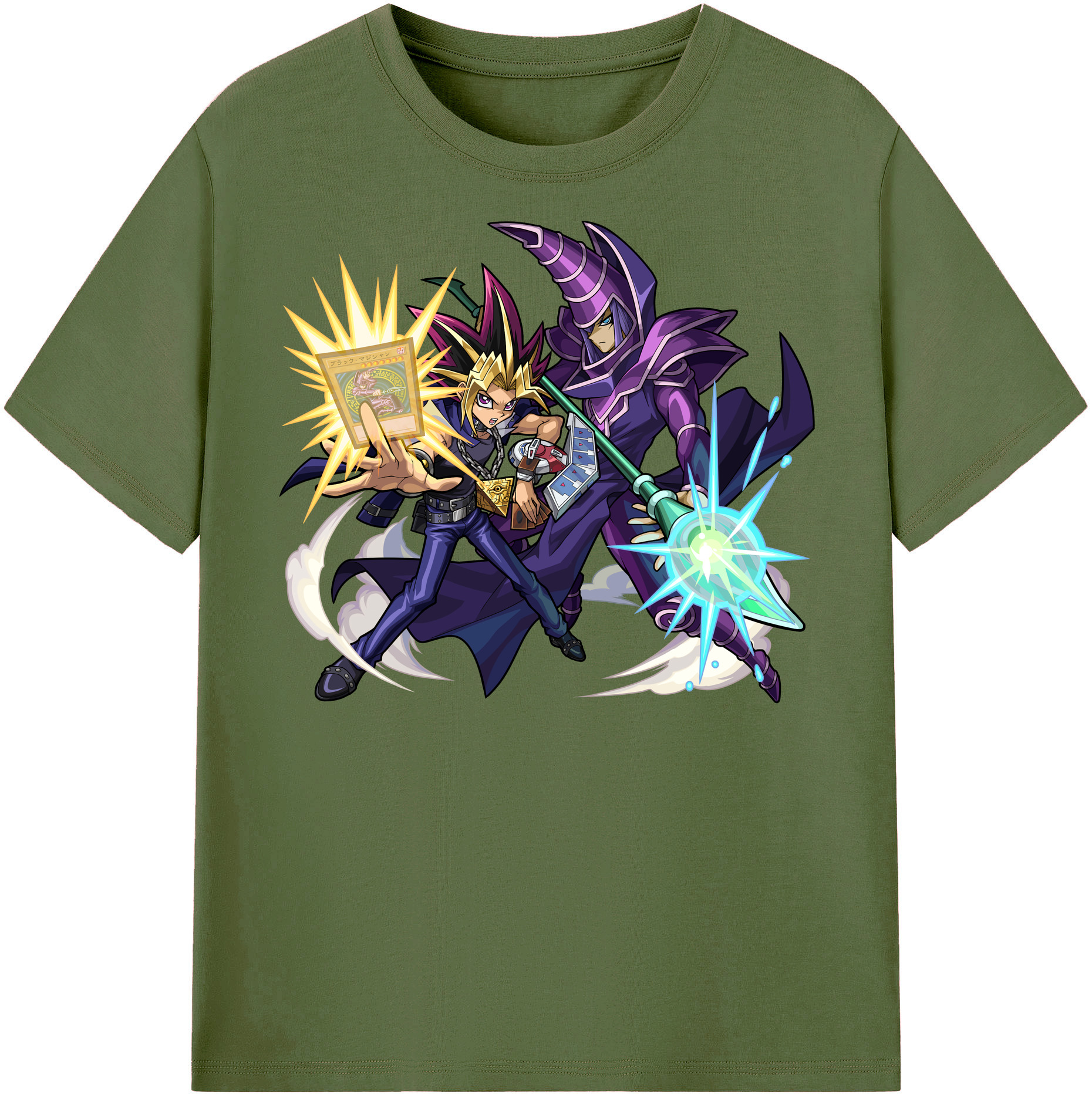 （画像用） 遊☆戯☆王 Yu-Gi-Oh! 綿100％半袖Tシャツ（フロントプリント）